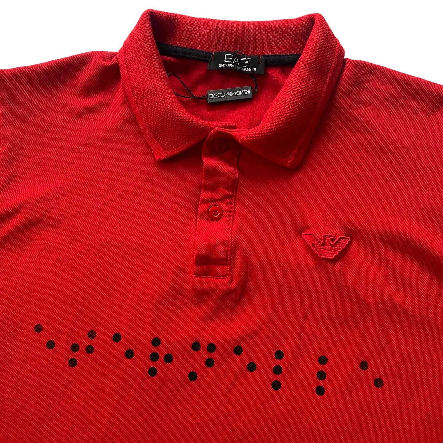 Emporio Armani Braille Polo (size L)