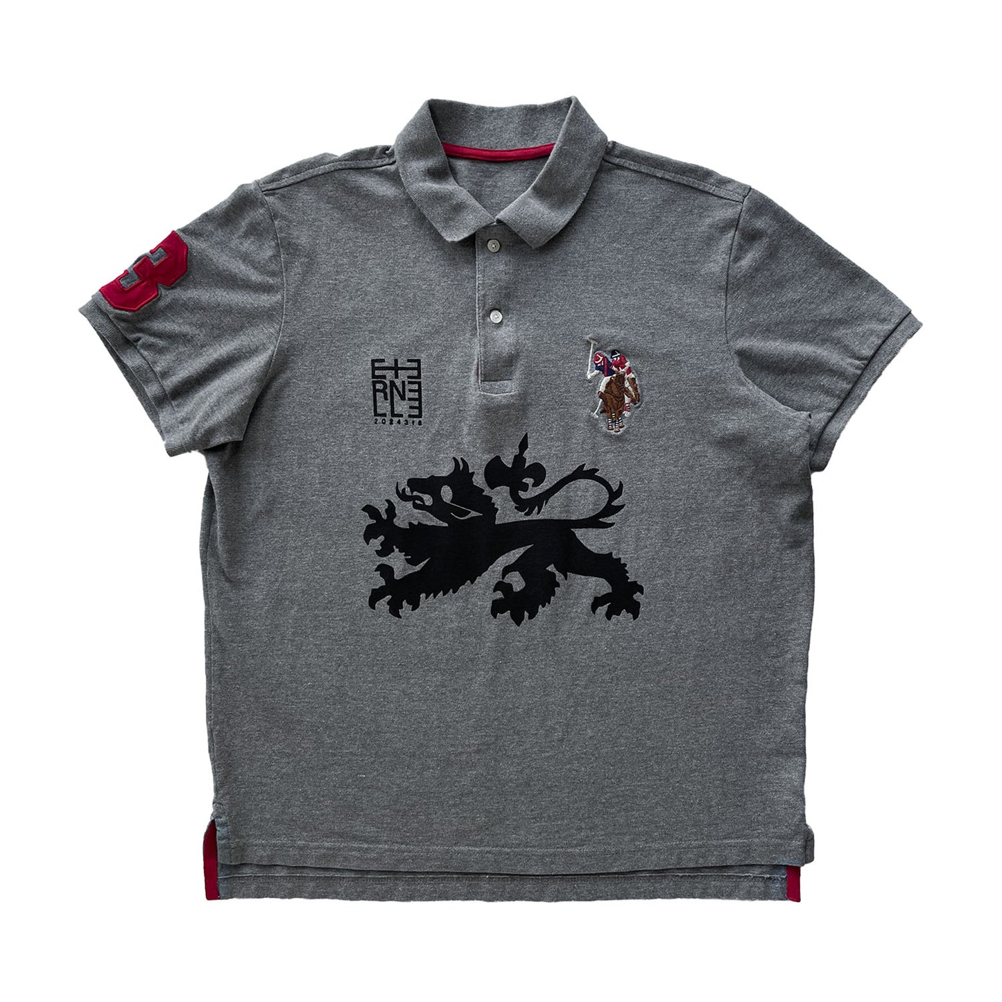 U.S POLO ASSN. Grey & Red (L)