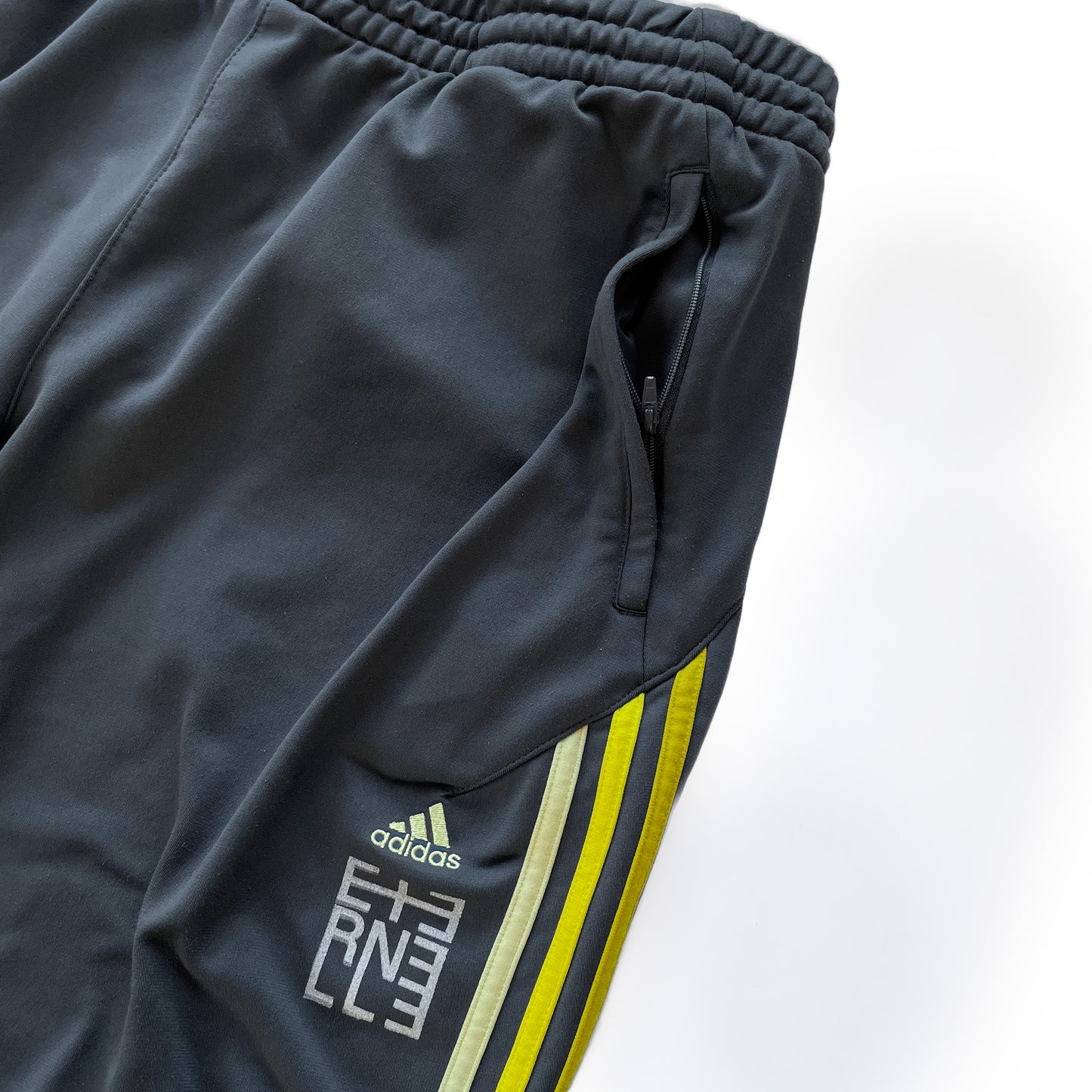 Adidas Track Pants Yellow 3stripes (XL)