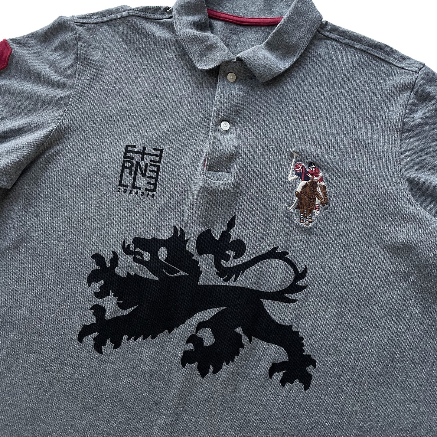 U.S POLO ASSN. Grey & Red (L)
