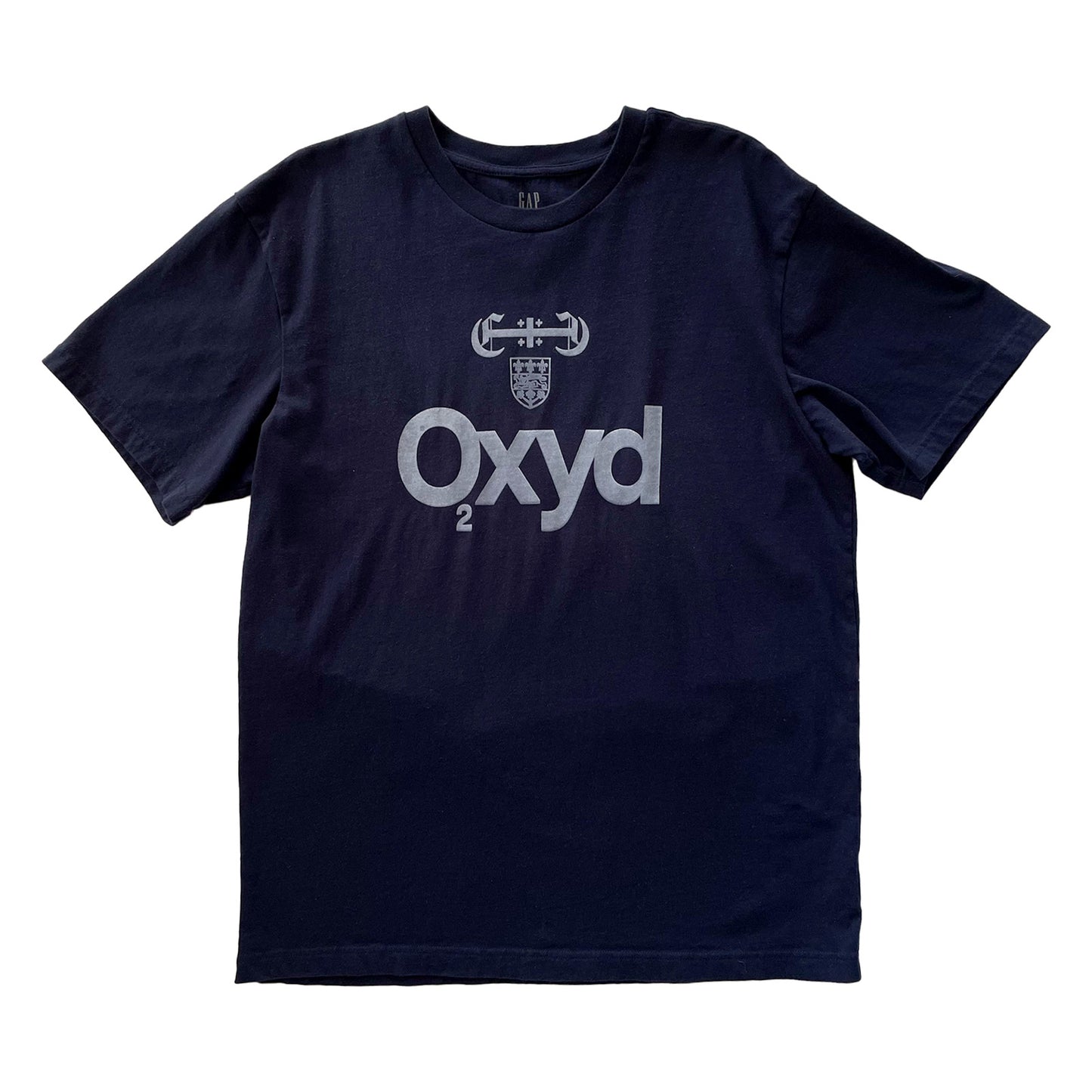Oxyd Varsity #9 - White on Navy Blue (XL)