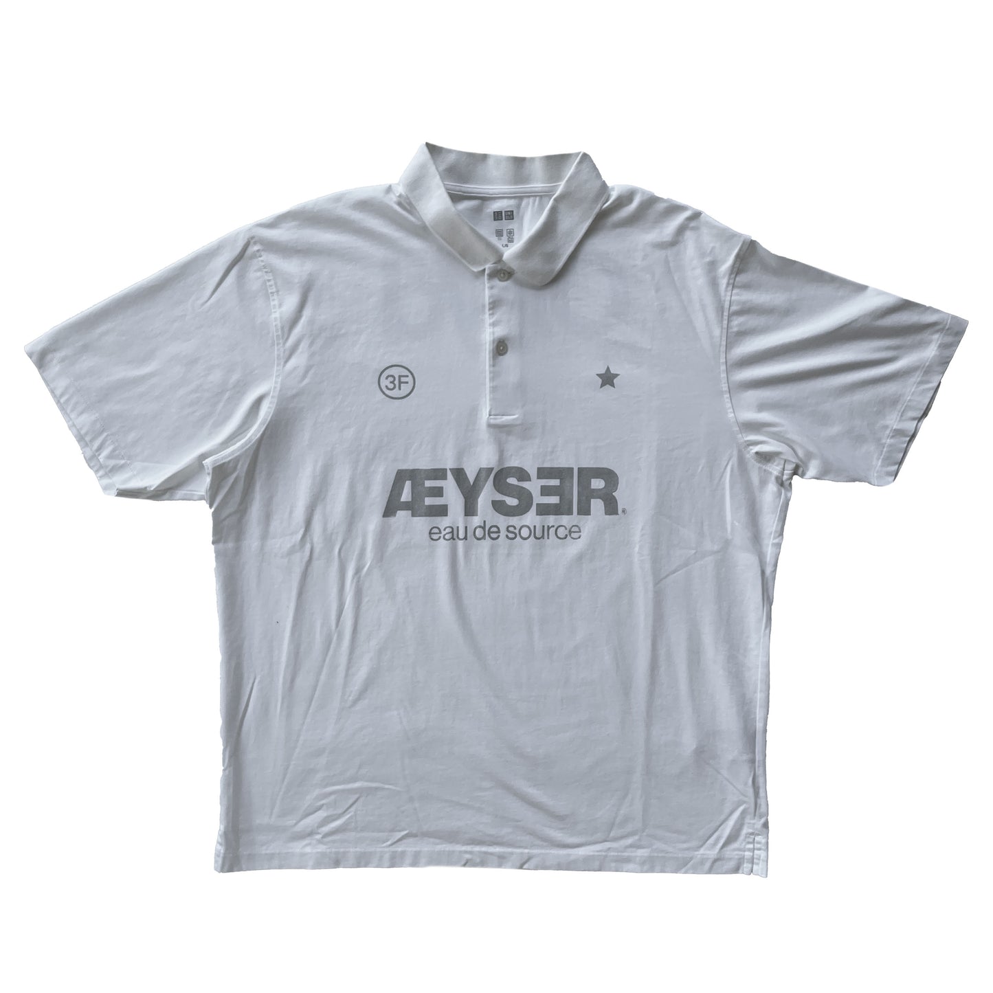 Uniqlo White Polo (L)
