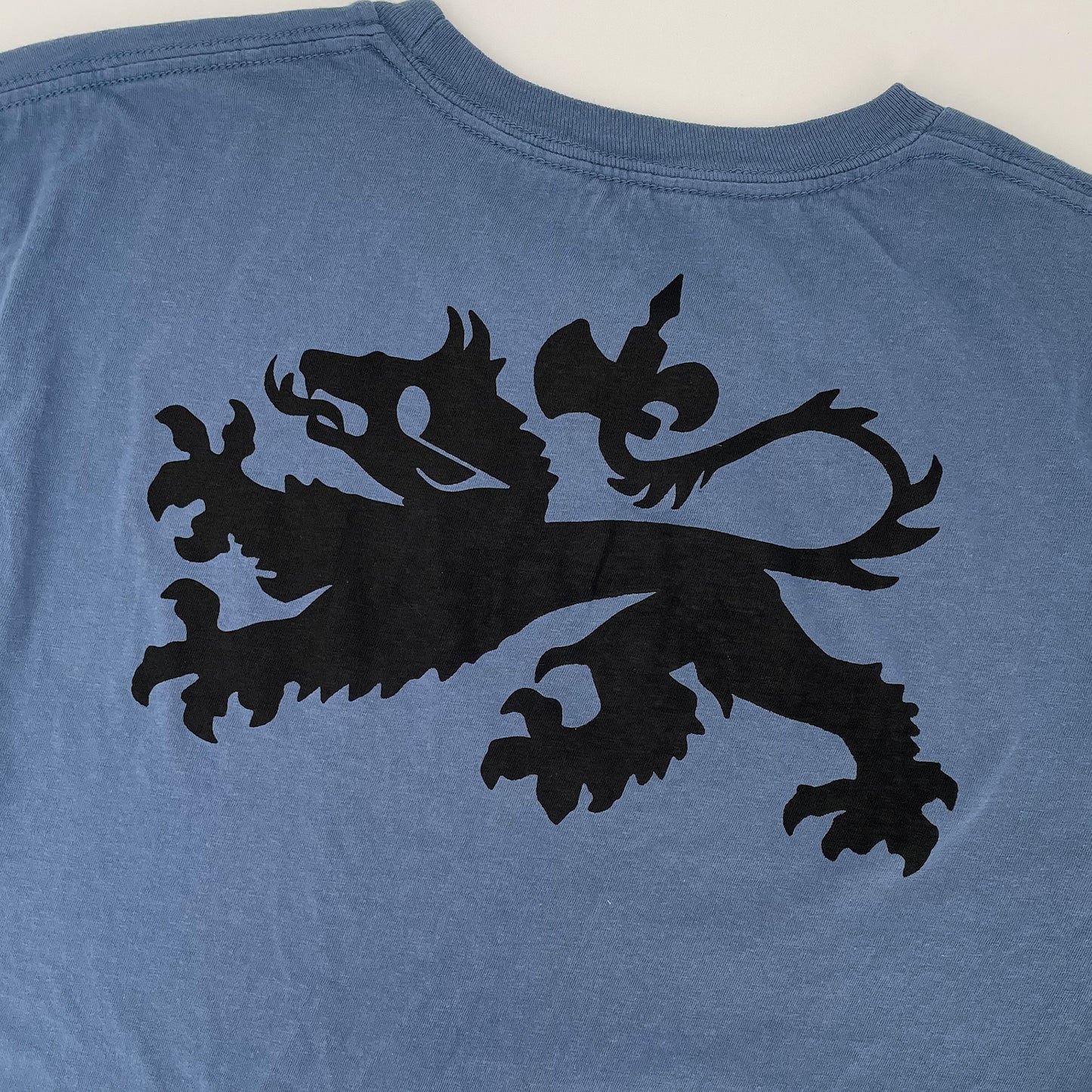 Oxyd Varsity T #4 - Black on Blue (M)
